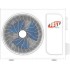 Just Aircon Blanche JAE-12HPSA/MB/JAEO-12HPSA/MB Just Aircon Blanche JAE-12HPSA/MB/JAEO-12HPSA/MB