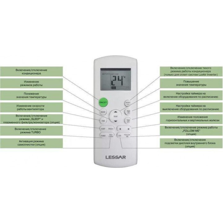 Lessar Amigo Inverter R410a LS-HE09KRA2A/LU-HE09KRA2A Lessar Amigo Inverter R410a LS-HE09KRA2A/LU-HE09KRA2A