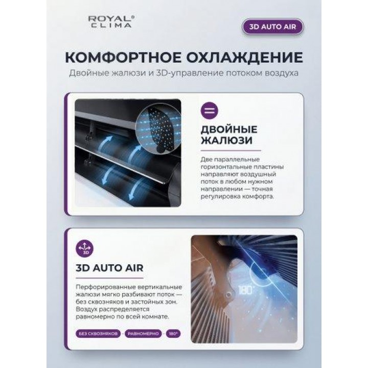 Royal Clima Supremo Nero Full DC EU Inverter RCI-RSN40HN Royal Clima Supremo Nero Full DC EU Inverter RCI-RSN40HN