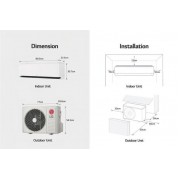LG Dualcool Deluxe Pro H09S1D