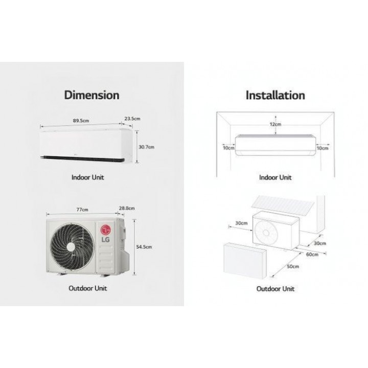 LG Dualcool Deluxe Pro H18S1D LG Dualcool Deluxe Pro H18S1D