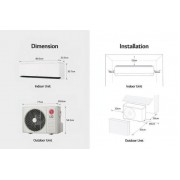 LG Dualcool Deluxe Pro H18S1D/in